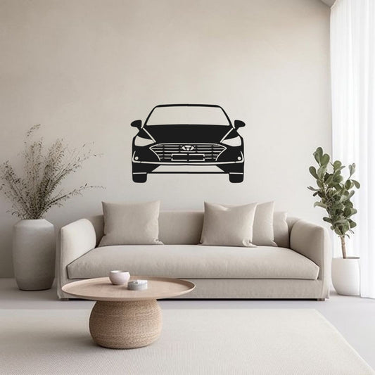 Hyundai Sonata-Inspired Metal Wall Décor – Modern Car Art for Your Home